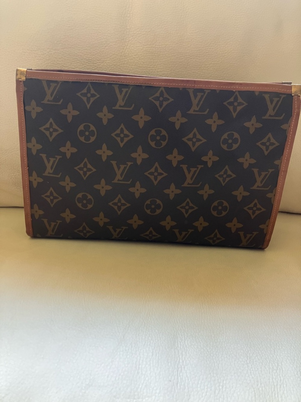 Louis Vuitton Monogram French Company, clutch, cosmetic case,  Pouch, insert - Picture 2 of 13